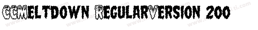CCMeltdown RegularVersion 200 2015字体转换